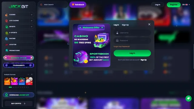 jackbit casino registration