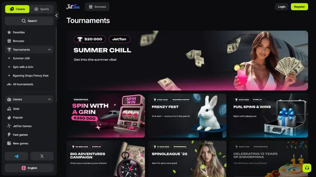 jetton casino tournaments