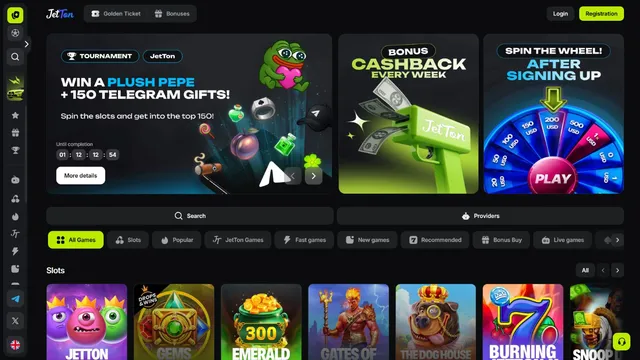 jetton casino website screen