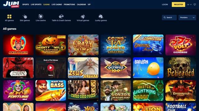 jupi casino games