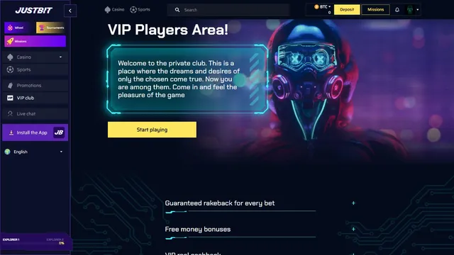 justbit casino vip club