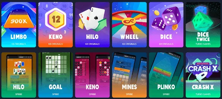 k8 casino provably fair games