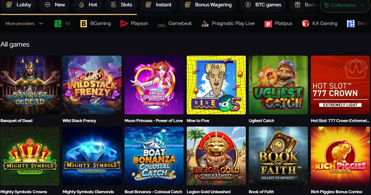 katsubet casino games