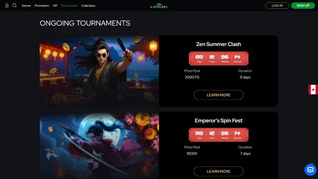 katsubet casino tournaments
