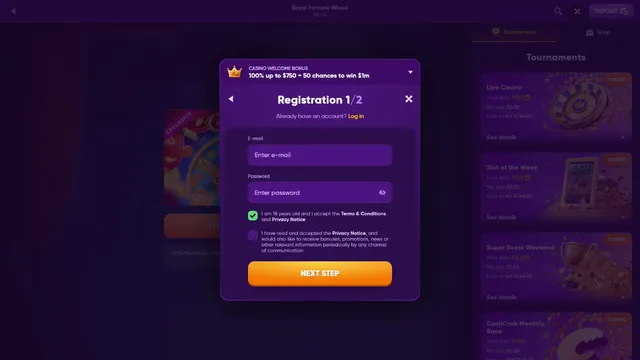 kingmaker casino registration