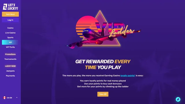 letslucky casino vip club