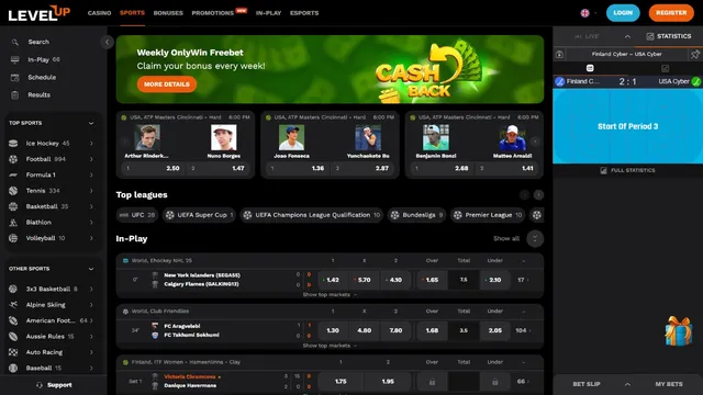 levelup spotsbetting