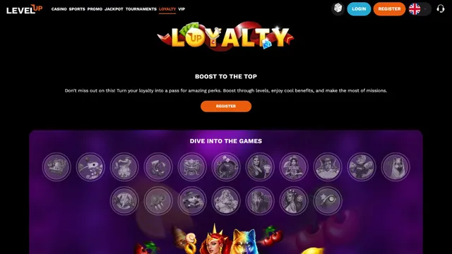 levelup casino loyalty program