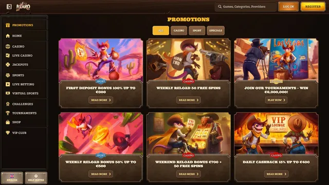 lizaro casino promotions