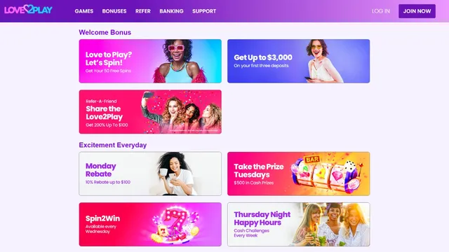 love2play casino promotions