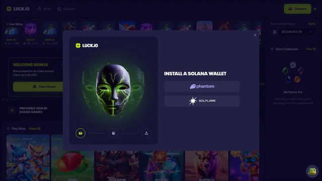 luck.io casino registration