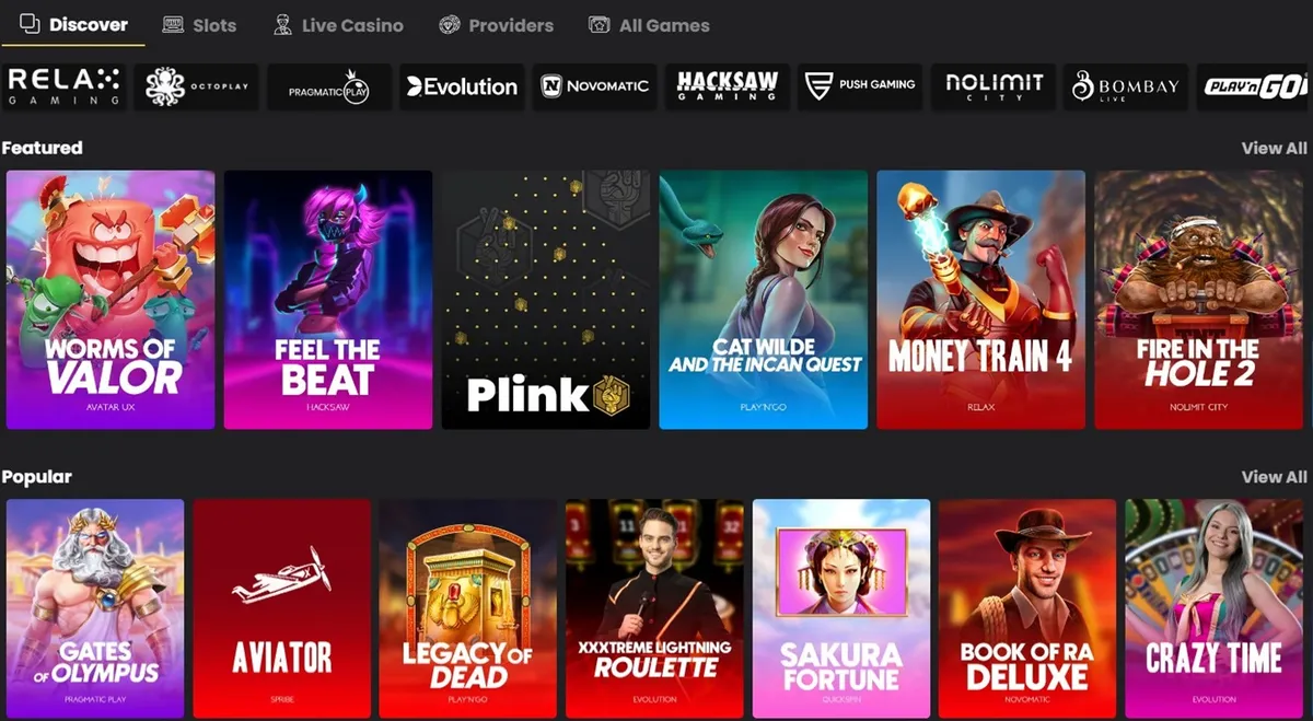 lucky block casino games