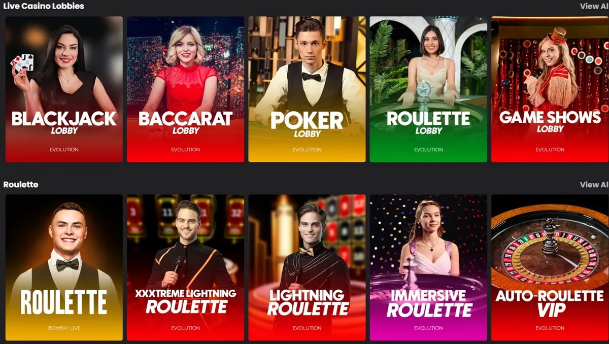 lucky block casino live games