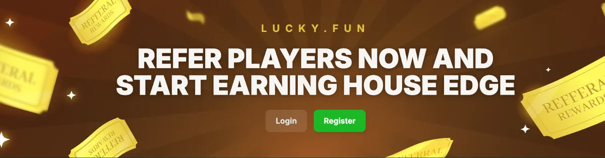 lucky.fun casino referral bonus icon