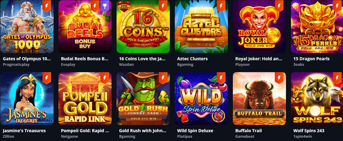luckyelf casino games