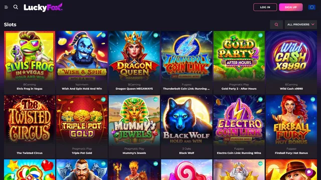 luckyfox casino games
