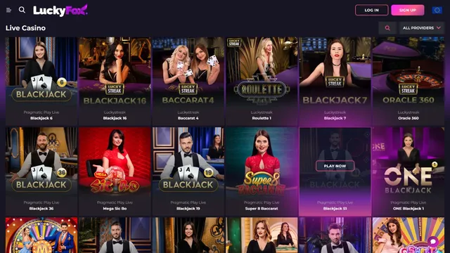 luckyfox casino live games