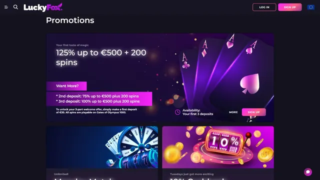 luckyfox casino promotions