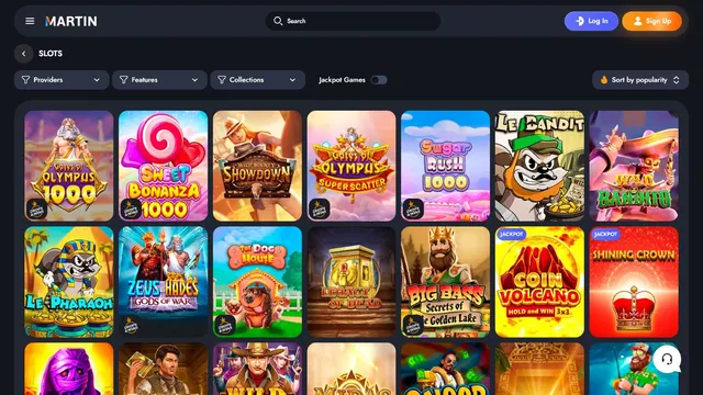martin casino games