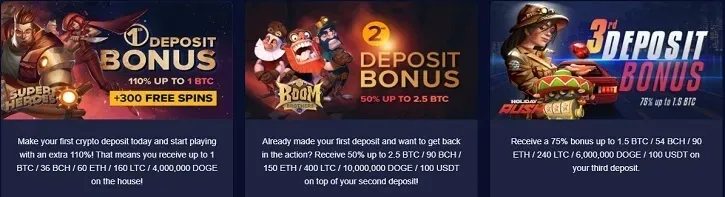 mbit casino welcome deposit bonuses