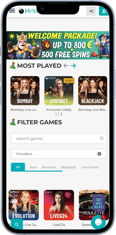 merlin casino phone main