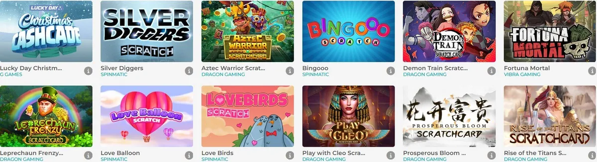 merlin casino scratch cards