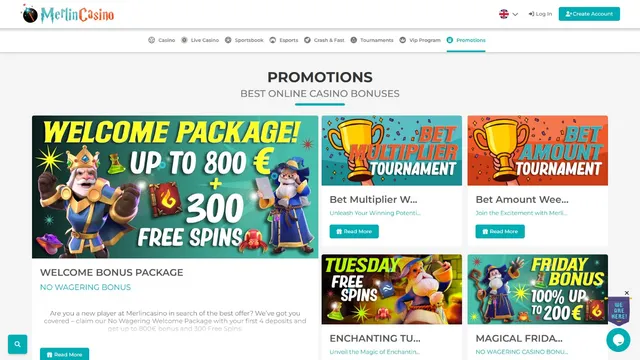 merlin casino promotions