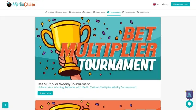 merlin casino tournaments