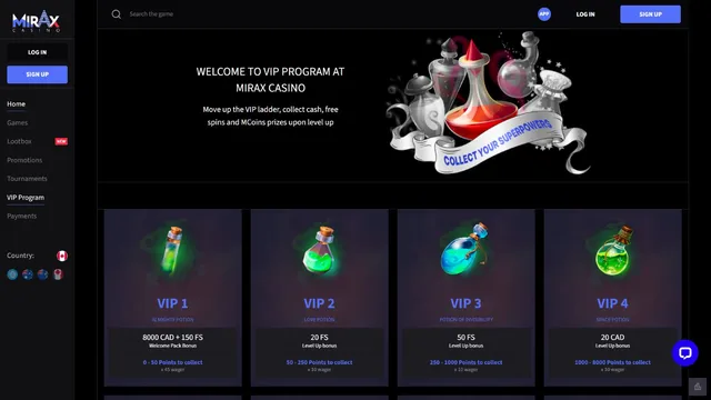 miraxcasino vip club