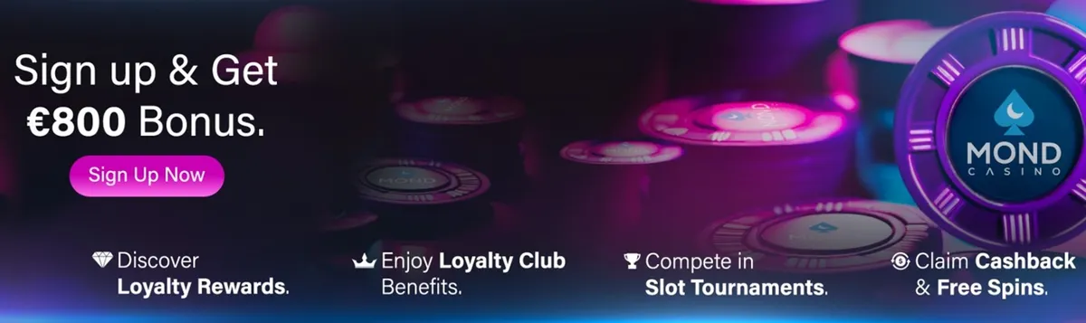 mond casino welcome bonus