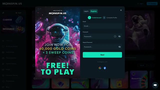 moonspin casino registration