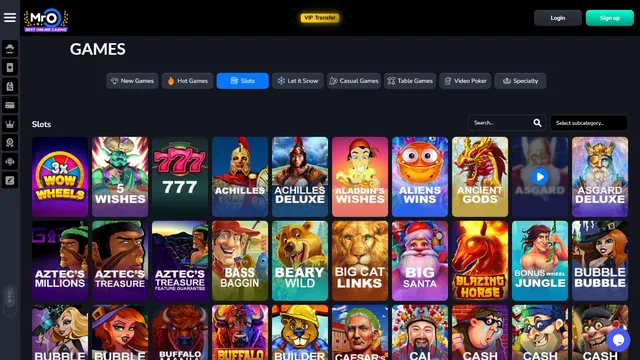 mro casino games