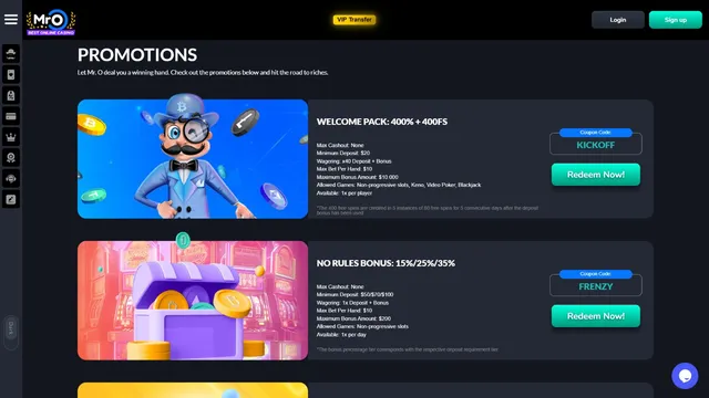 mro casino promotions