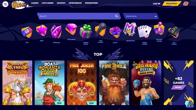 mrpacho casino games