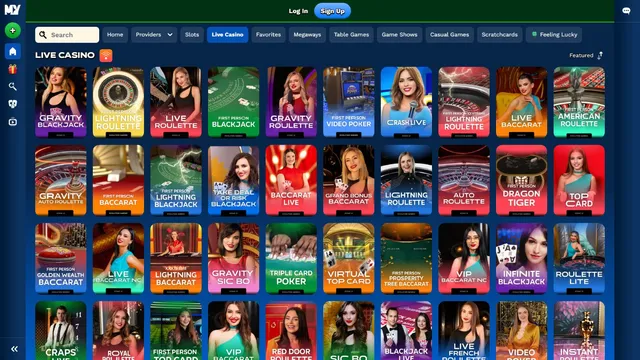 myprize casino live games