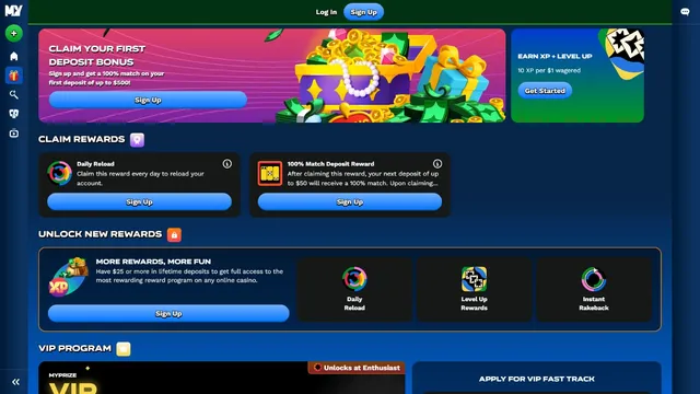 myprize casino promotions