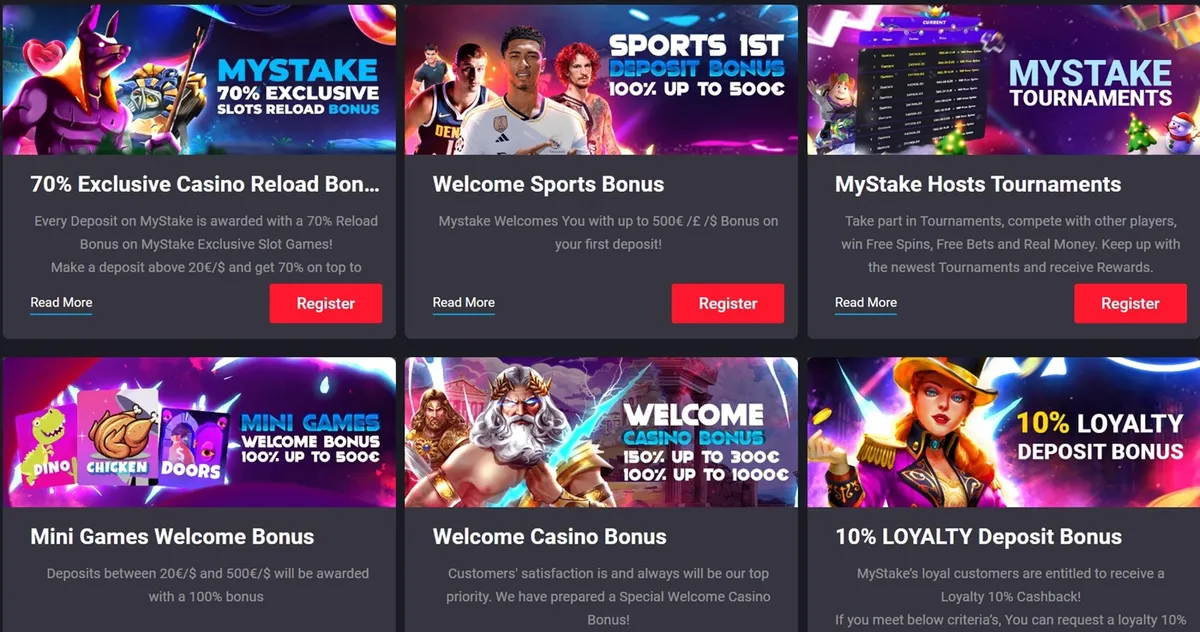 mystake casino promotions