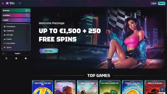 needforslots casino website screen