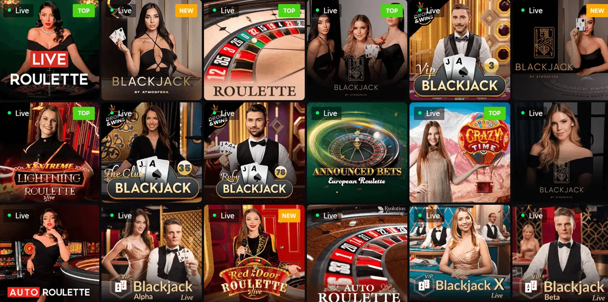 neospin casino live games