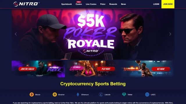 nitrobetting casino website screen
