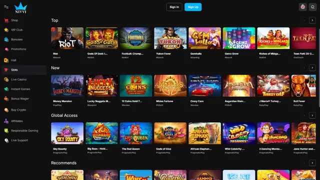 niyvi casino games