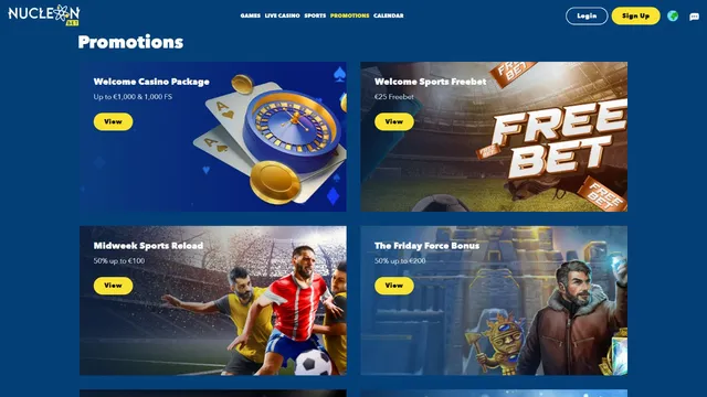 nucleonbet casino promotions