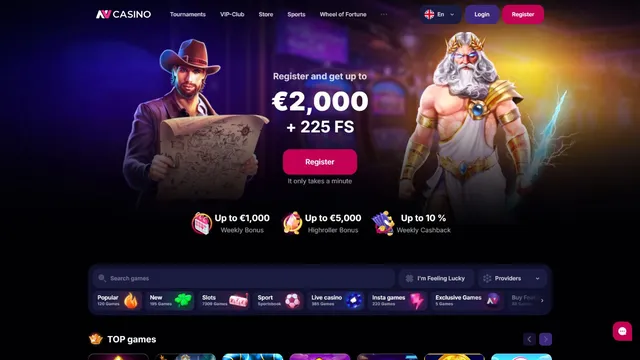 nv casino website screen