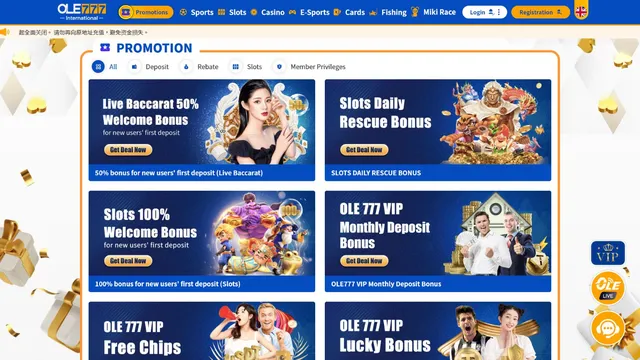 ole777 casino promotions