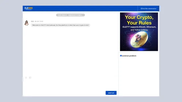 ole777 casino support