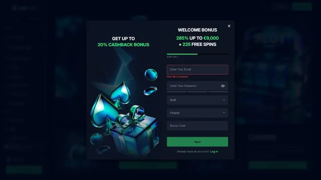 onluck casino registration