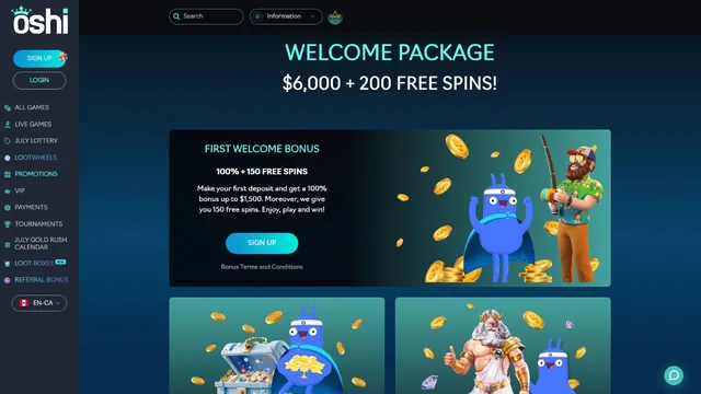 oshi casino promotions