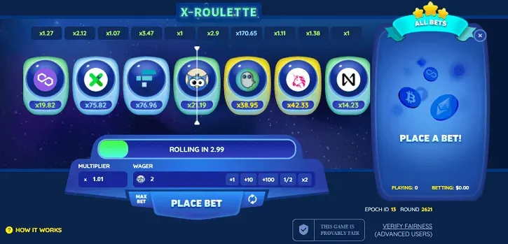 owl games xroulette