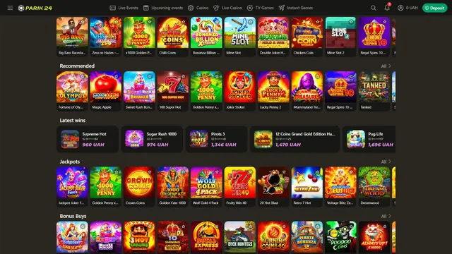 parik24 casino games