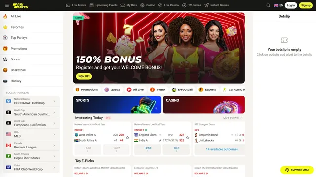 parimatchs portsbetting